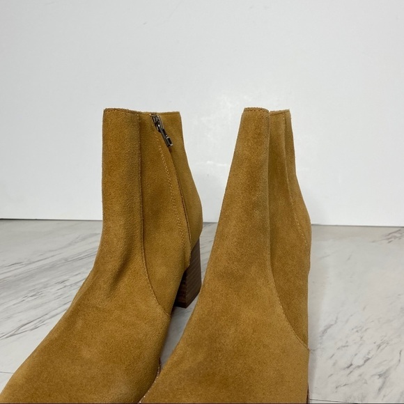 Madewell Bryce Tan Suede Ankle Bootie 9.5 - Picture 10 of 16